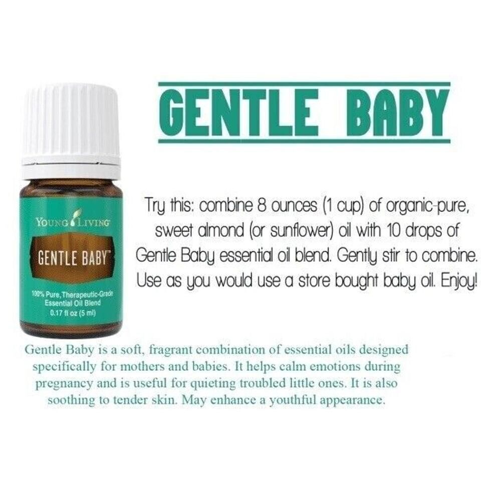 Young Living Gentle Baby Essential Oil Blend - 5 ml New & Sealed Homeopathic